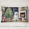 Edge Collections - 12" X 16" - Multicolor - Christmas Throw Pillow Cozy Throw Kuvasz 2693 - 1 Piece